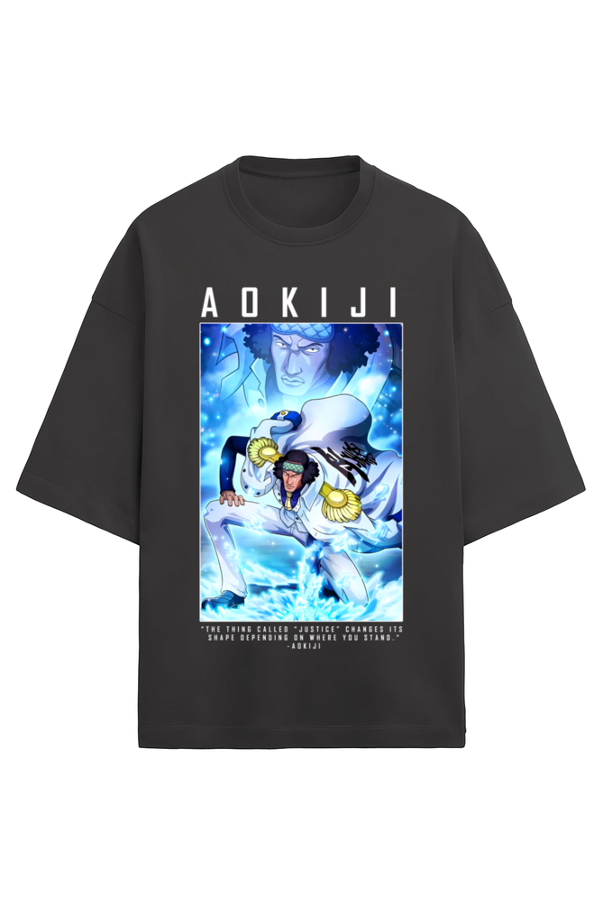 Terry Oversized T-shirt - One Piece AOKIJI