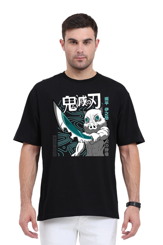 Regular Oversized T-shirt - One Piece DEMON SLAYER-04