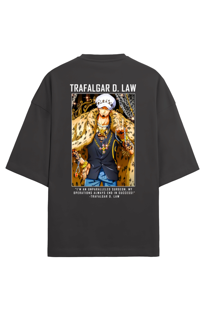 Terry Oversized T-shirt - One Piece TRAFALGAR D LAW