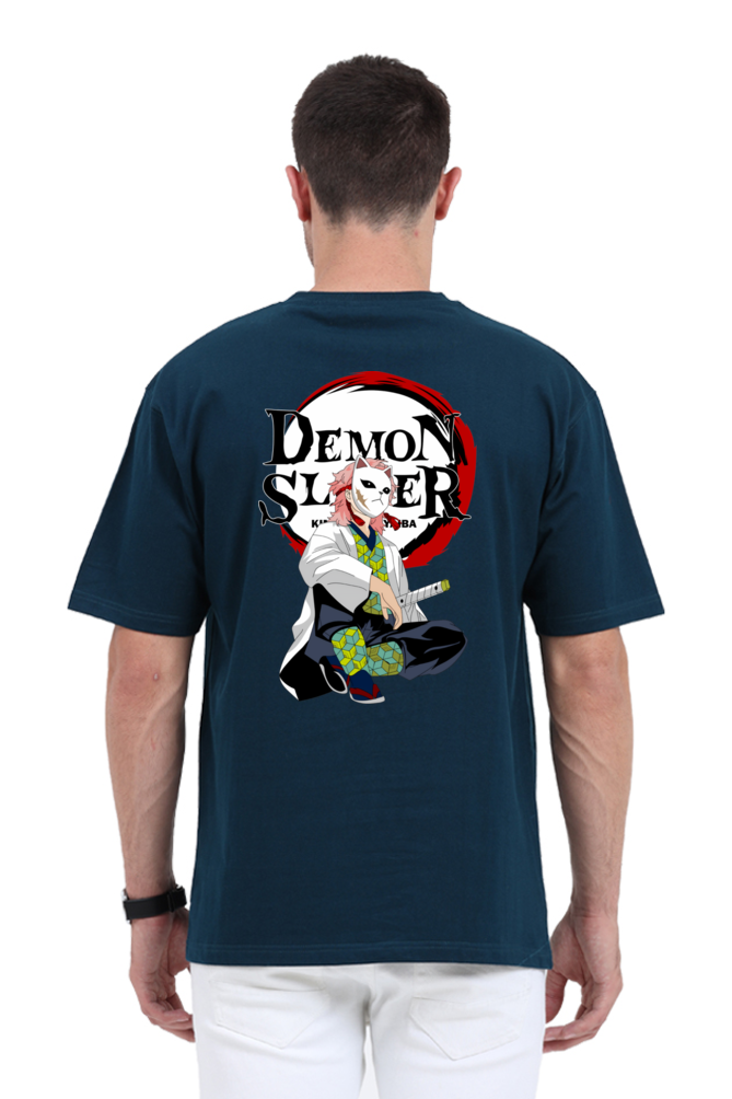 Regular Oversized T-shirt - One Piece DEMON SLAYER-08