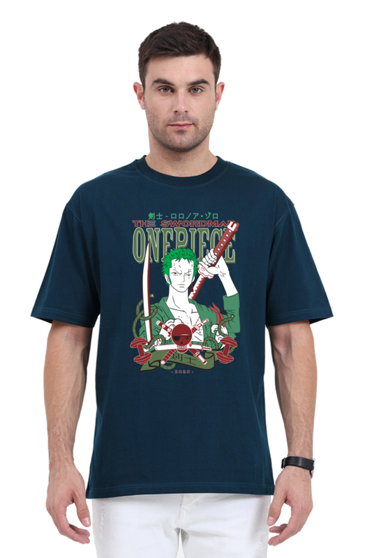 Regular Oversized T-shirt - One Piece -Zoro 3