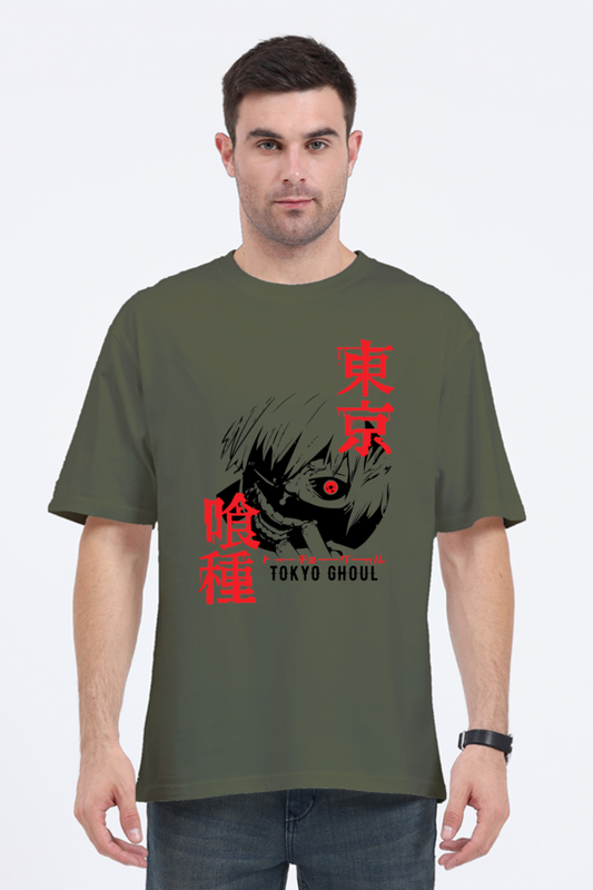 Regular Oversized T-shirt - One Piece TOKYO GHOUL 01-01