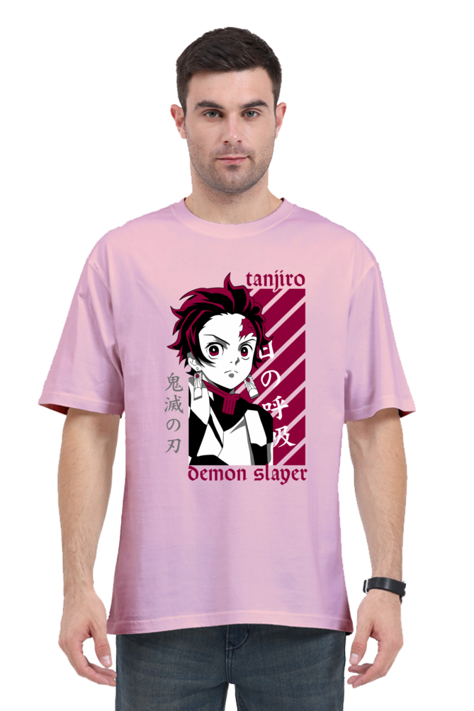 Regular Oversized T-shirt - One Piece DEMON SLAYER-03