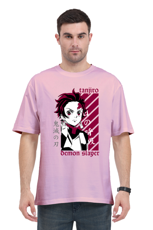 Regular Oversized T-shirt - One Piece DEMON SLAYER-03