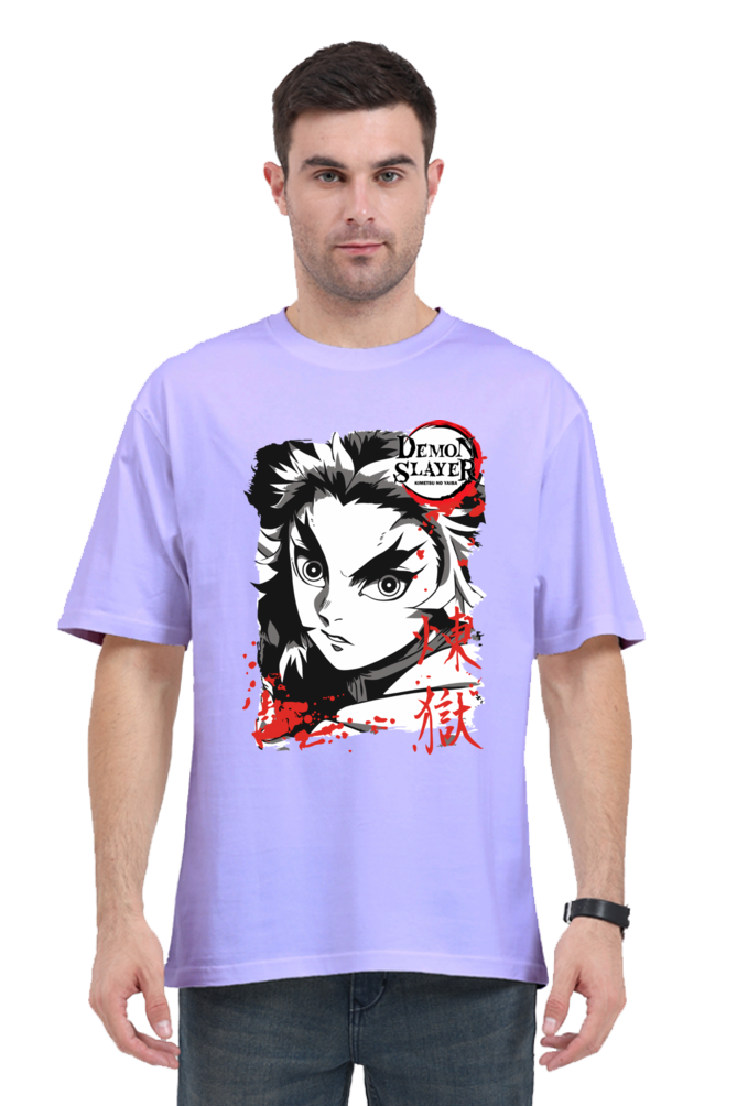 Regular Oversized T-shirt - One Piece DEMON SLAYER-12