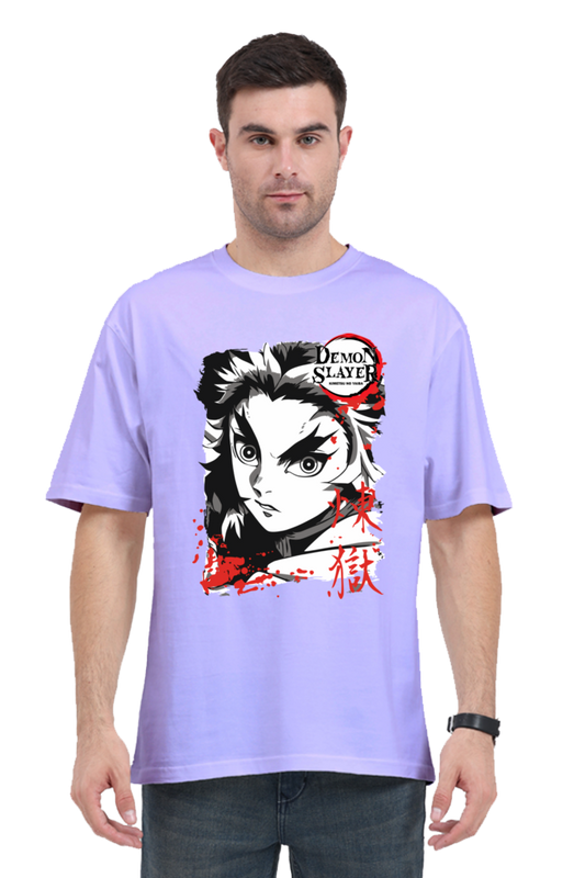 Regular Oversized T-shirt - One Piece DEMON SLAYER-12