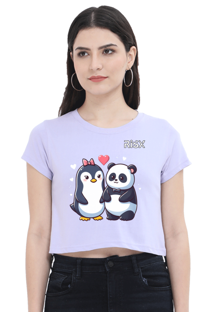 Crop Top - Penguin x Panda