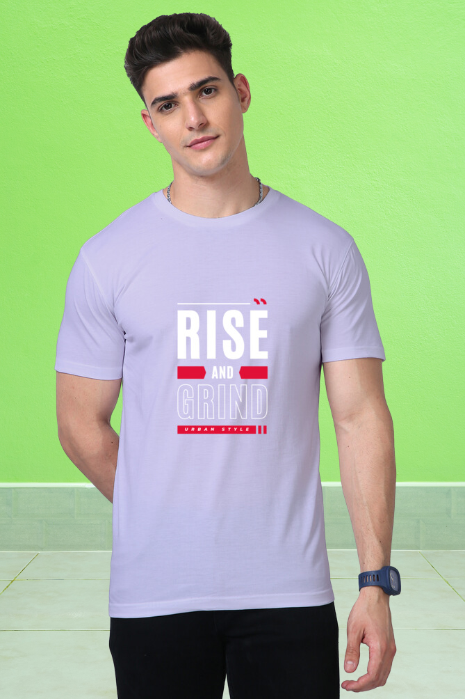 Premium T-Shirt - rise and grind-red