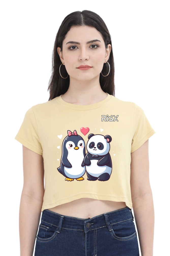 Crop Top - Penguin x Panda