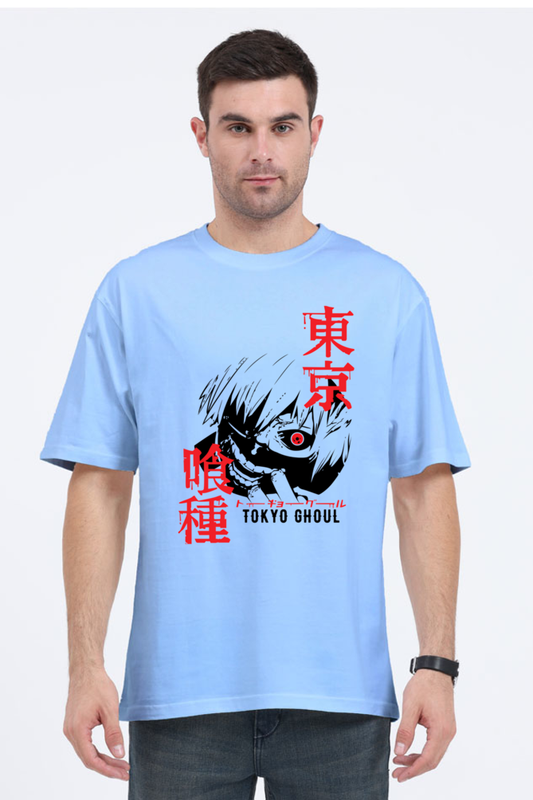 Regular Oversized T-shirt - One Piece TOKYO GHOUL 01-01