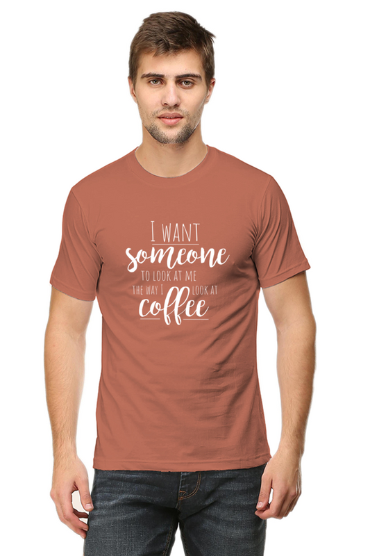 Regular T-Shirt - COFFEE