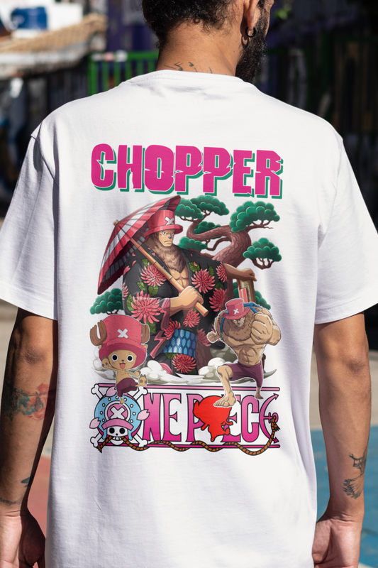 Terry Oversized T-shirt - One Piece CHOPPER