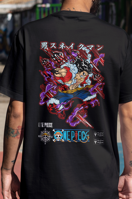 Terry Oversized T-shirt - One Piece 4. LUFFY 03