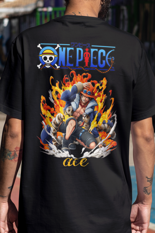 Terry Oversized T-shirt - One Piece ACE