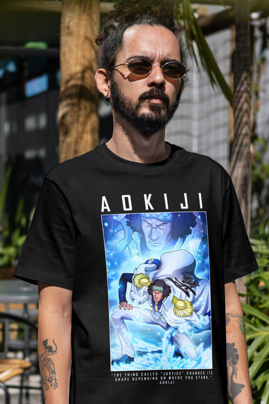 Terry Oversized T-shirt - One Piece AOKIJI