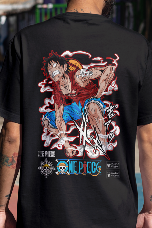 Terry Oversized T-shirt - One Piece 3.LUFFY 02