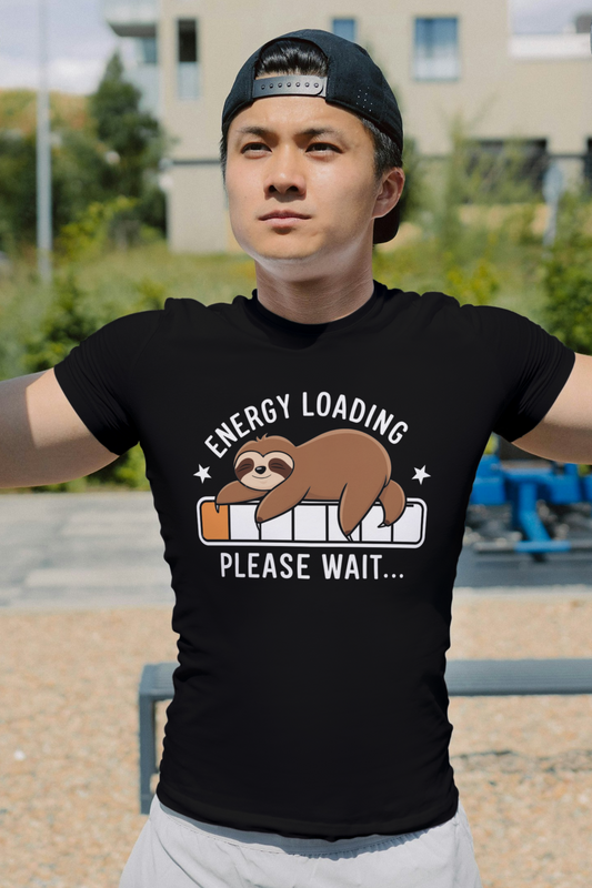 Regular T-Shirt - ENERGY LOADING SLOTH