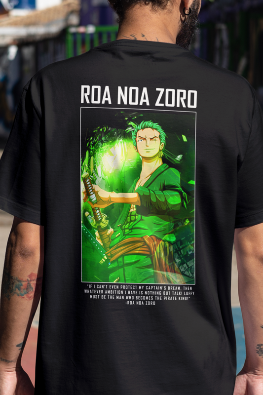 Terry Oversized T-shirt - One Piece ZORO 04