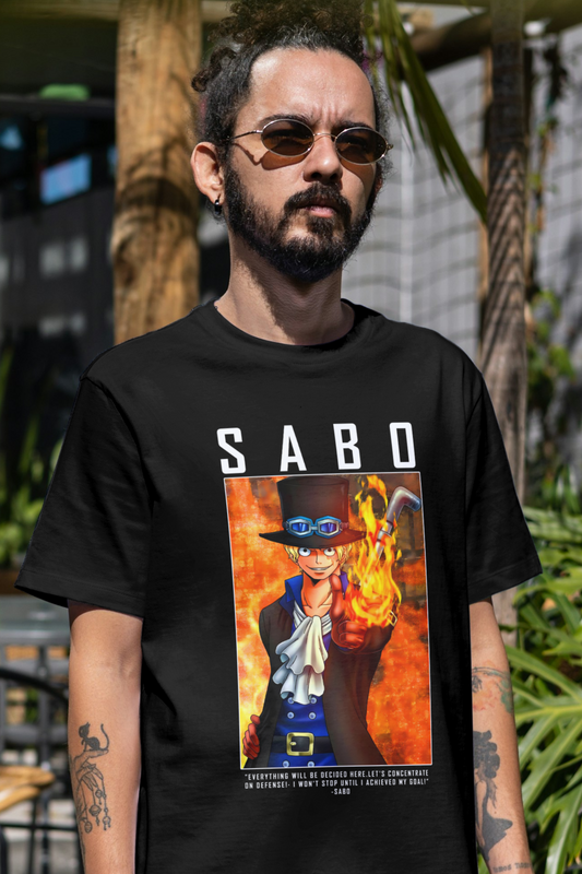 Terry Oversized T-shirt - One Piece SABO 01