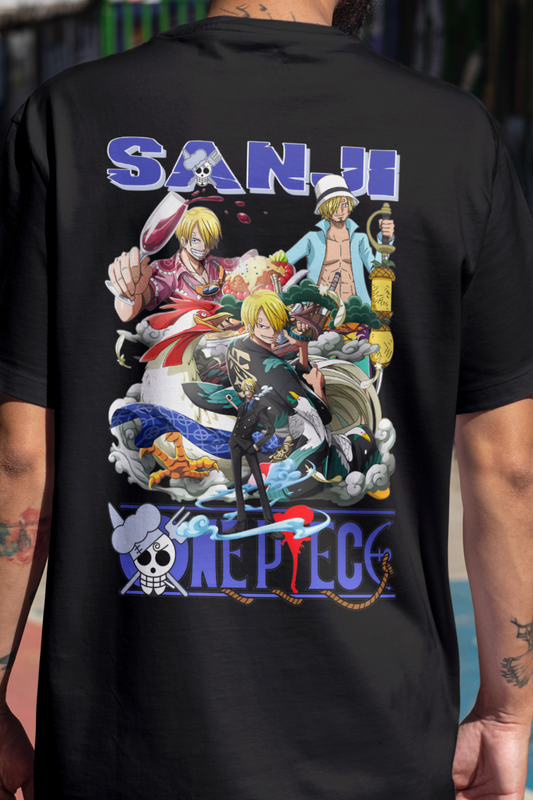 Terry Oversized T-shirt - One Piece SANJI 03