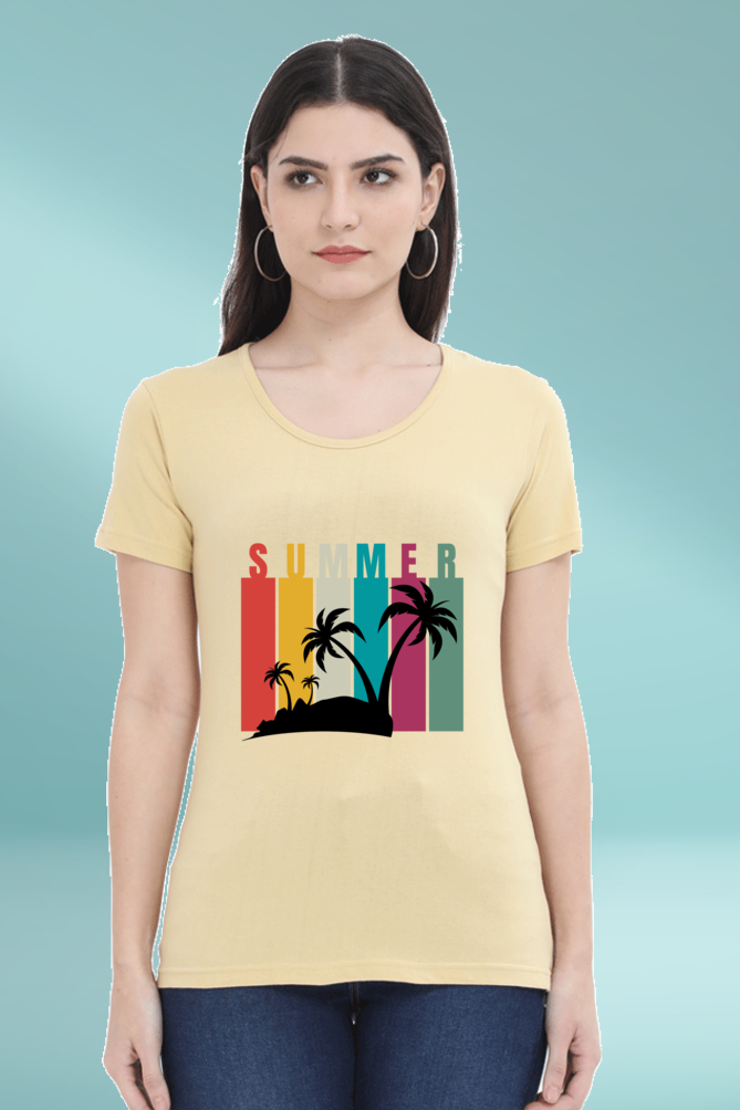 Regular T-Shirt - summer with 6 colour