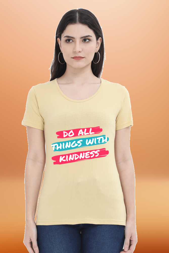 Regular T-Shirt - do all things with kindness