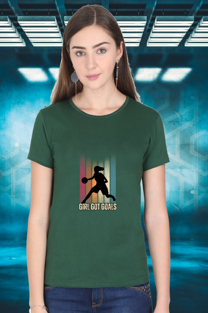 Regular T-Shirt - girl got goals