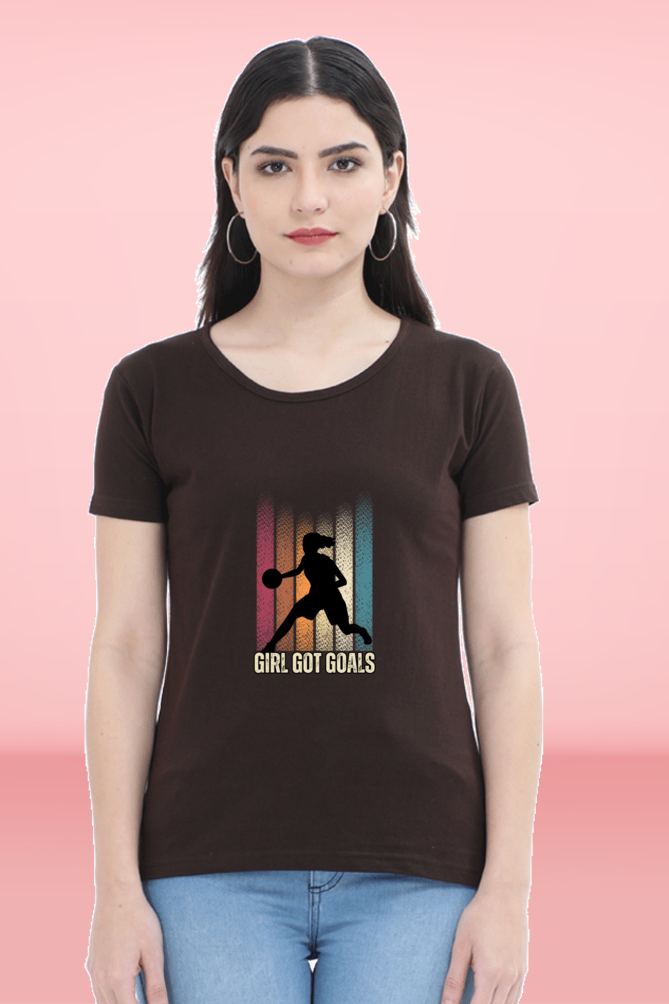 Regular T-Shirt - girl got goals