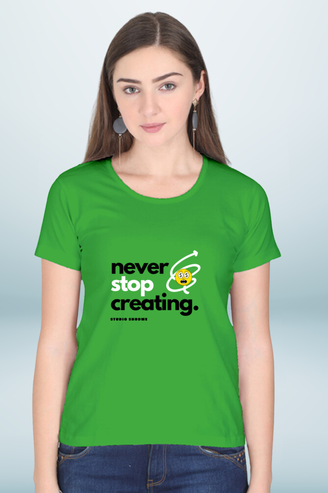 Regular T-Shirt - never stop creating