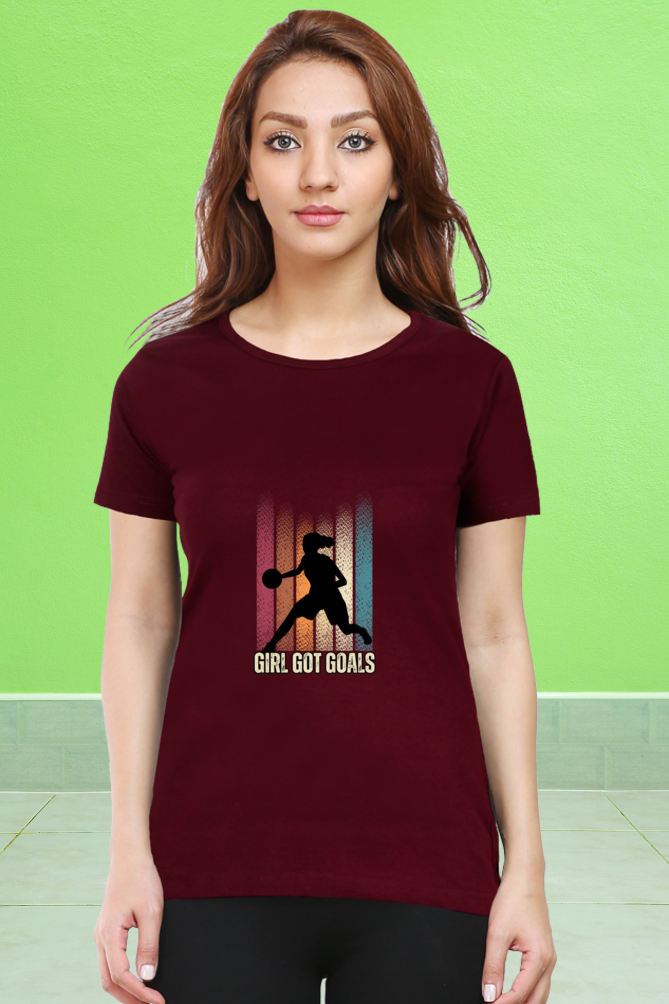 Regular T-Shirt - girl got goals