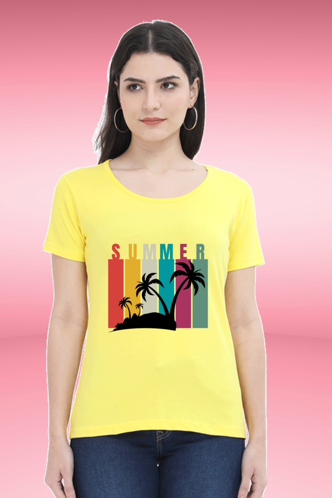 Regular T-Shirt - summer with 6 colour