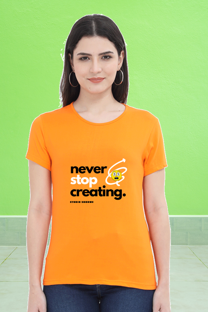 Regular T-Shirt - never stop creating