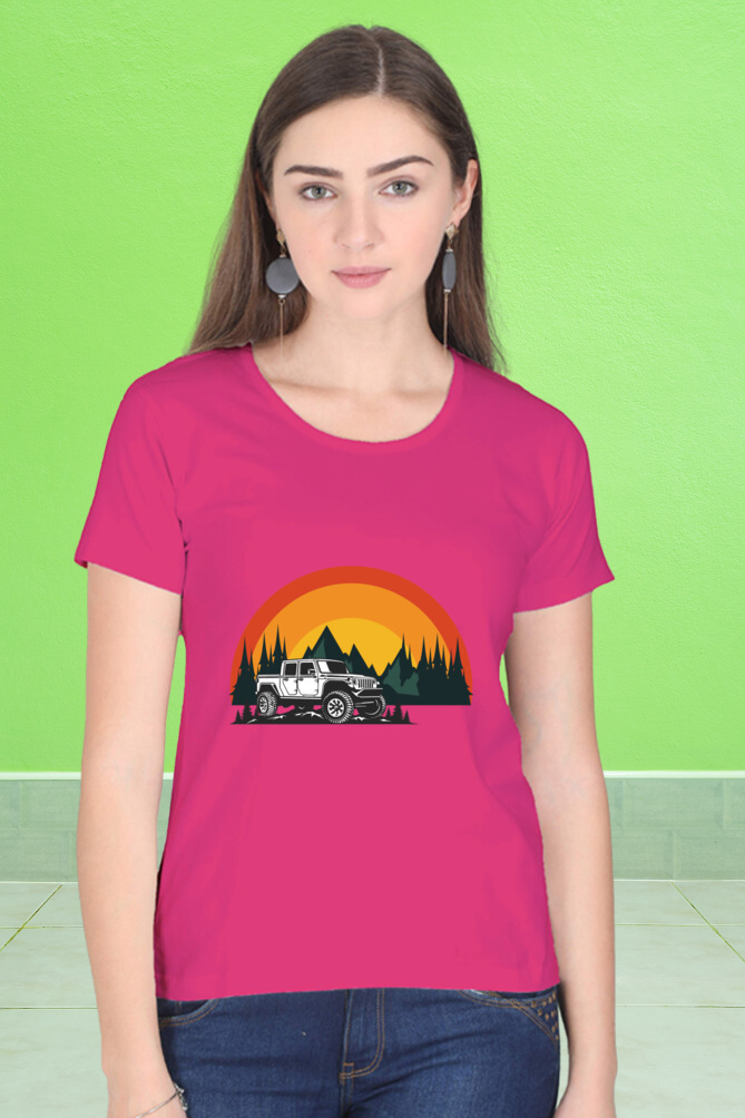 Regular T-Shirt - jeep with 3 colour