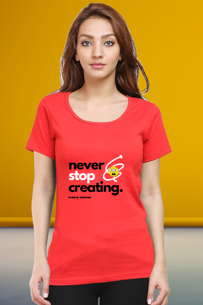 Regular T-Shirt - never stop creating